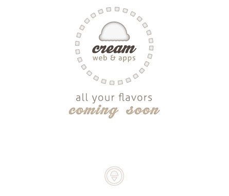 cream builds website & apps at your flavors